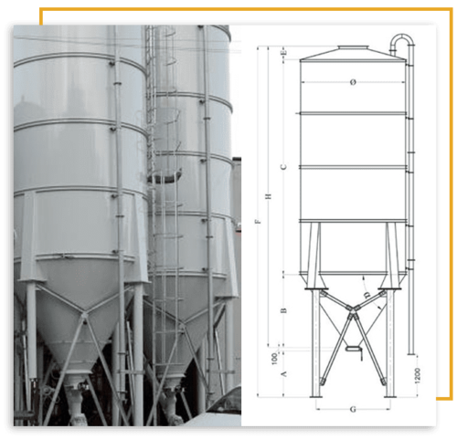 Monolithic Silos O2380